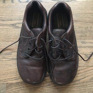 Skechers Comfort Construction Brown Leather Walking Oxford 4042 Men's Size 12